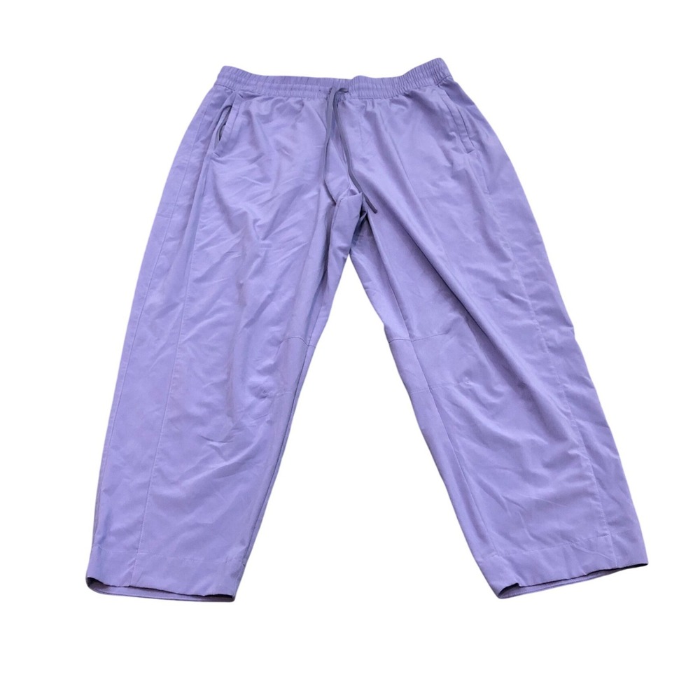 Athleta Arrival‎ Straight Leg Ankle Pants Adonis Purple Blue #586940 Size 12